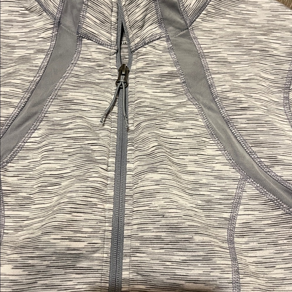 Tangerine Gray Zip-Up Jacket - Picture 5 of 6